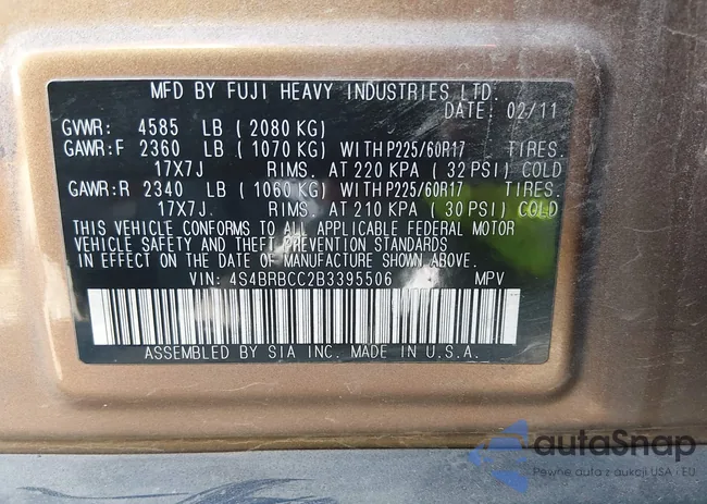 4S4BRBCC2B3395506: 44400639