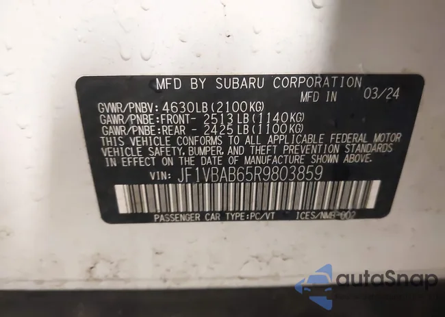 JF1VBAB65R9803859: 44400799
