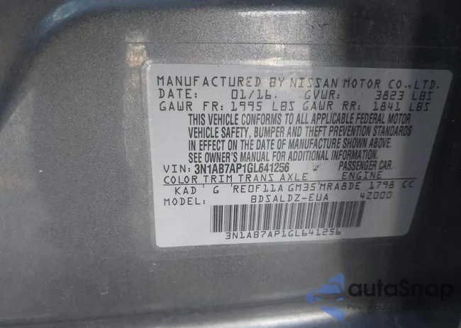 3N1AB7AP1GL641256: 44401927