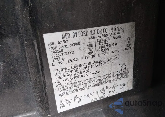 1FTRW08L02KC14269: 44402014