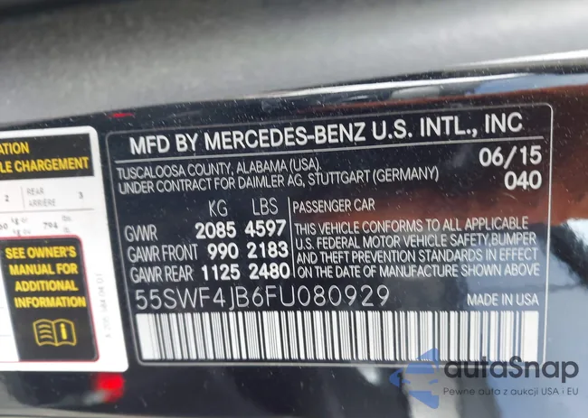 55SWF4JB6FU080929: 44402109