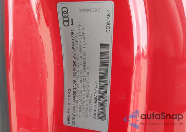 WAUM2AFR2GA045479: 44402135