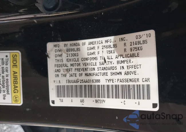 19UUA8F25AA016388: 44402291