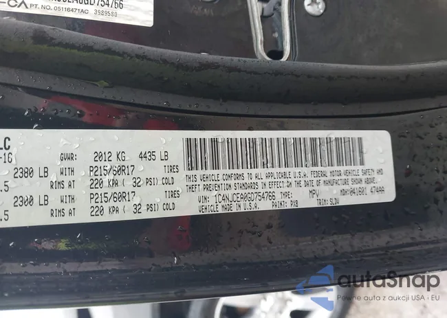 1C4NJCEA0GD754766: 44401534