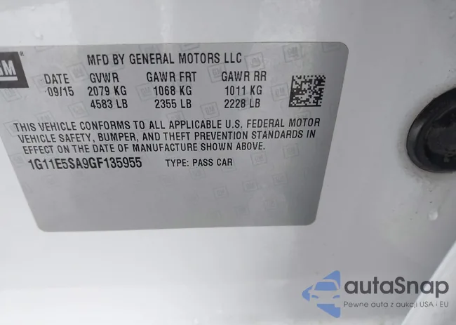 1G11E5SA9GF135955: 44401564