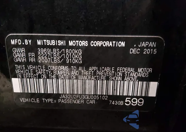 JA32U2FU3GU005102: 44401733