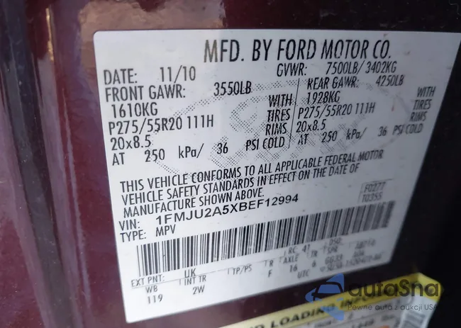 1FMJU2A5XBEF12994: 44402864