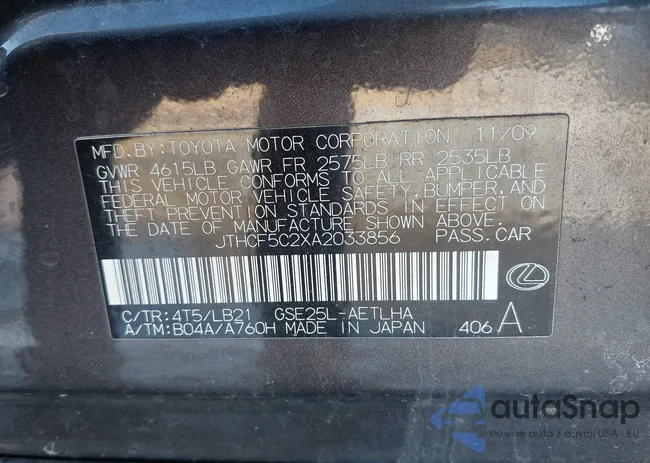 JTHCF5C2XA2033856: 44403016