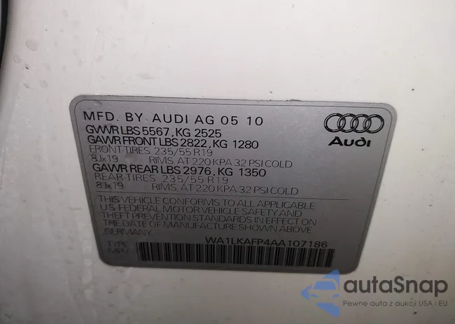 WA1LKAFP4AA107186: 44403062