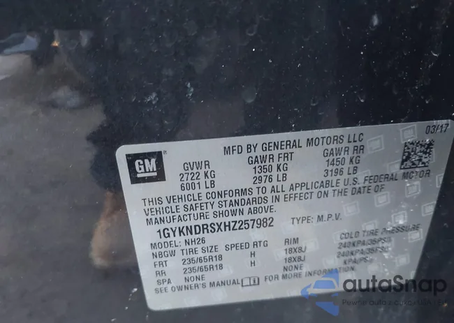 1GYKNDRSXHZ257982: 44403130