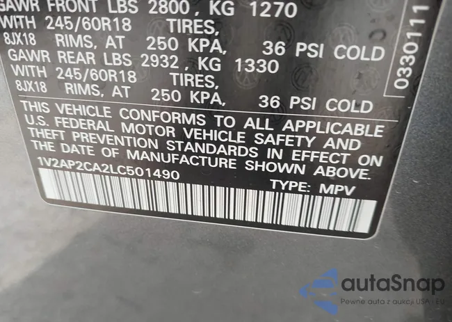 1V2AP2CA2LC501490: 44403172