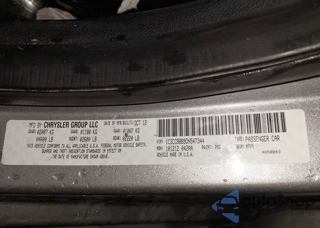 1C3CCBBB9DN547344: 44403175