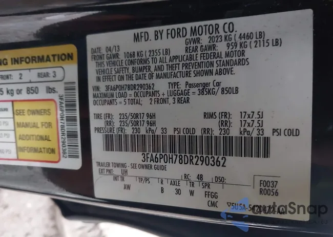 3FA6P0H78DR290362: 44403189