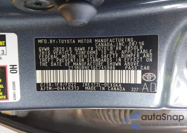 2T1BURHE1GC745986: 44403334