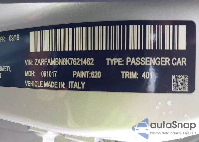 ZARFAMBN8K7621462: 44403342