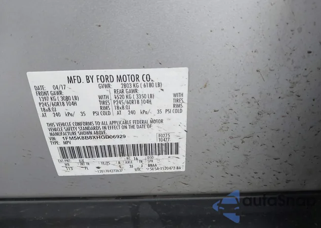 1FM5K8B8XHGD06929: 44403378