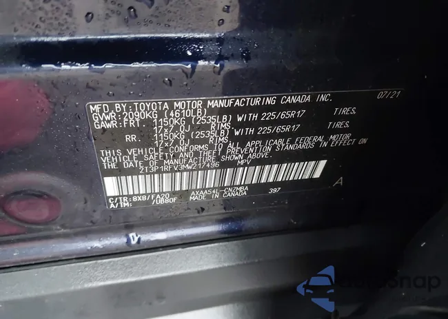 2T3P1RFV3MW217496: 44402546