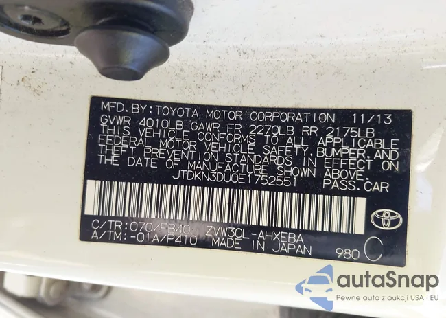 JTDKN3DU0E1752551: 44402553