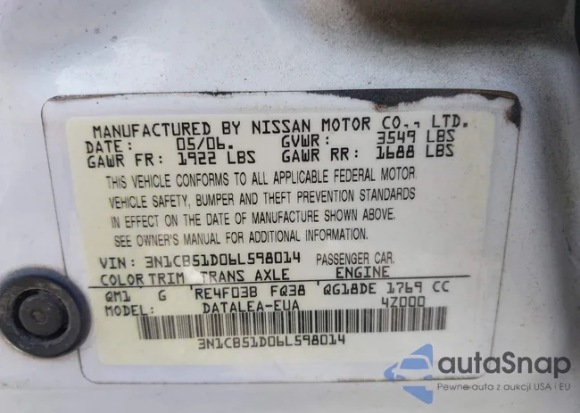 3N1CB51D06L598014: 44402563