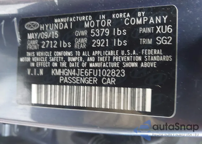 KMHGN4JE6FU102823: 44402610