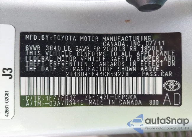 2T1BU4EE4BC659278: 44402747