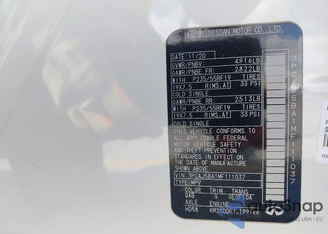 3PCAJ5BA1MF111037: 44402799