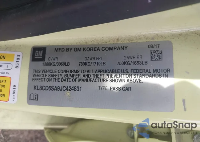 KL8CD6SA9JC424831: 44403837