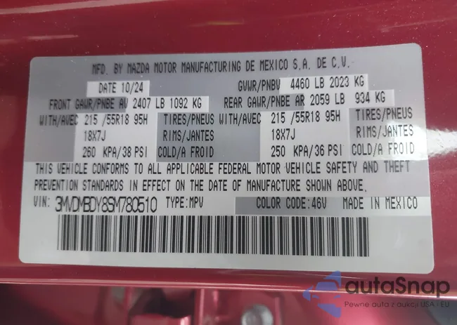 3MVDMBDY8SM780510: 44403891