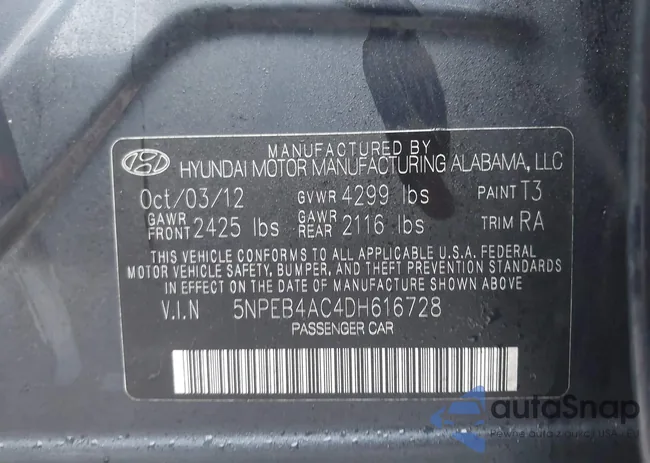 5NPEB4AC4DH616728: 44403991