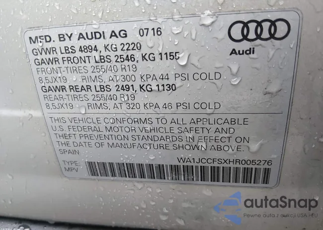 WA1JCCFSXHR005276: 44404045