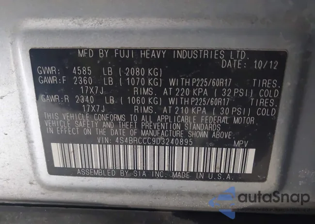 4S4BRCCC9D3240895: 44404120