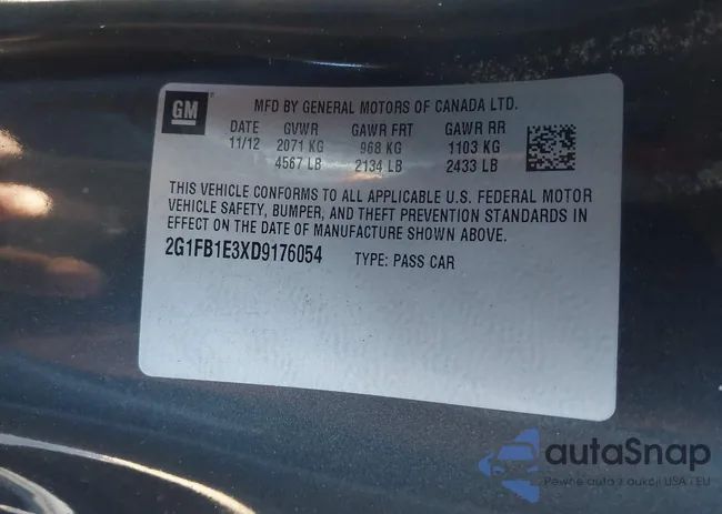 2G1FB1E3XD9176054: 44404140