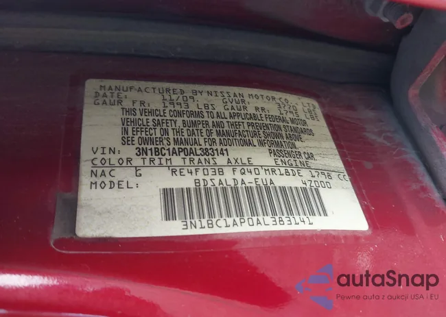 3N1BC1AP0AL383141: 44404145