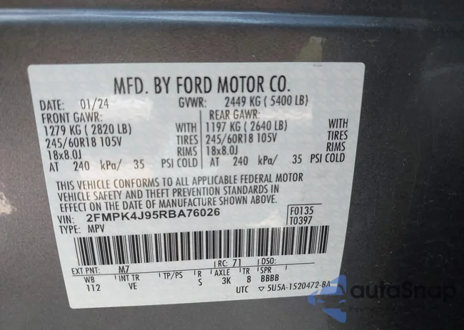 2FMPK4J95RBA76026: 44404279