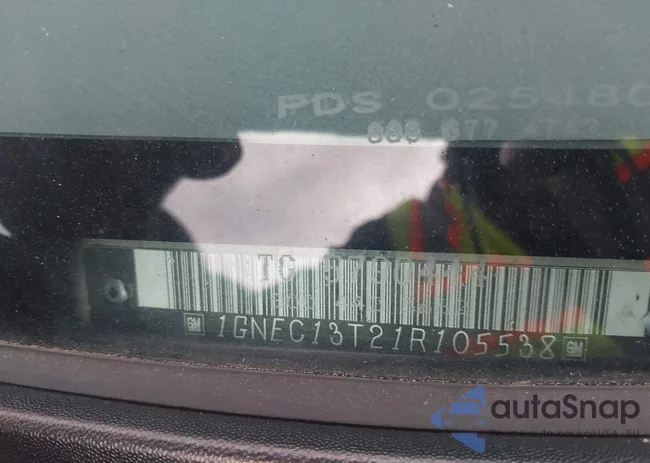 1GNEC13T21R105538: 44403498