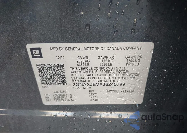 2GNAXJEVXJ6245799: 44403524