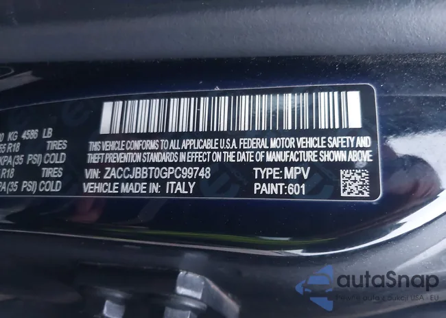 ZACCJBBT0GPC99748: 44403831