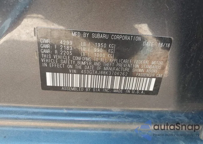 4S3GTAJ68K3706262: 44404924