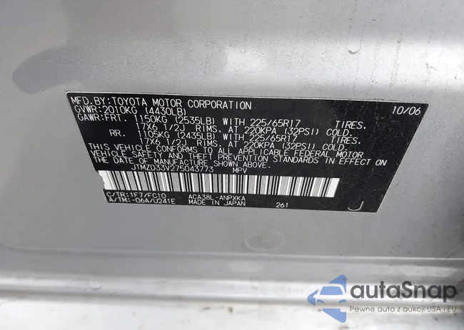 JTMZD33V275043773: 44404930