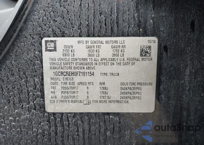 1GCRCREH0FZ181154: 44405037