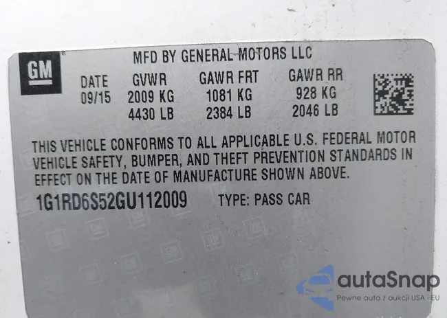 1G1RD6S52GU112009: 44405182