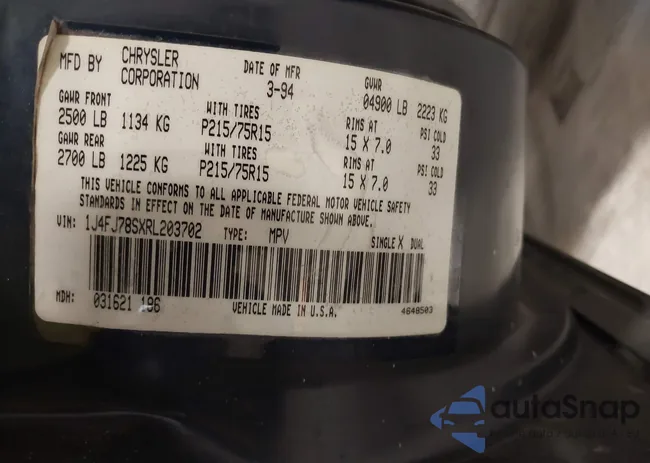 1J4FJ78SXRL203702: 44405237