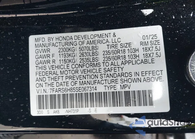 7FARS6H85SE067314: 44405338