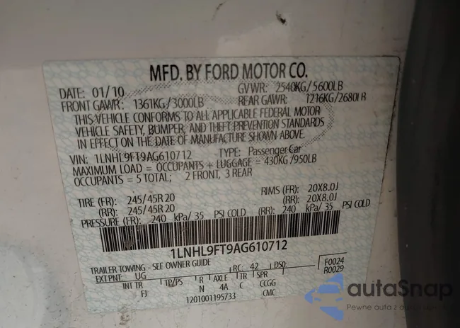 1LNHL9FT9AG610712: 44404538