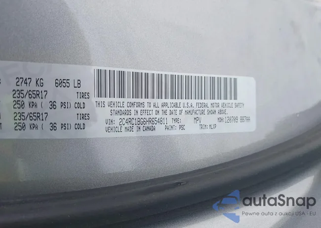 2C4RC1BG6HR654811: 44404544