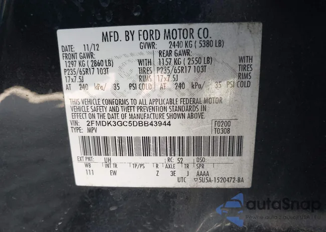 2FMDK3GC5DBB43944: 44404621