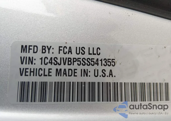 1C4SJVBP5SS541355: 44404785