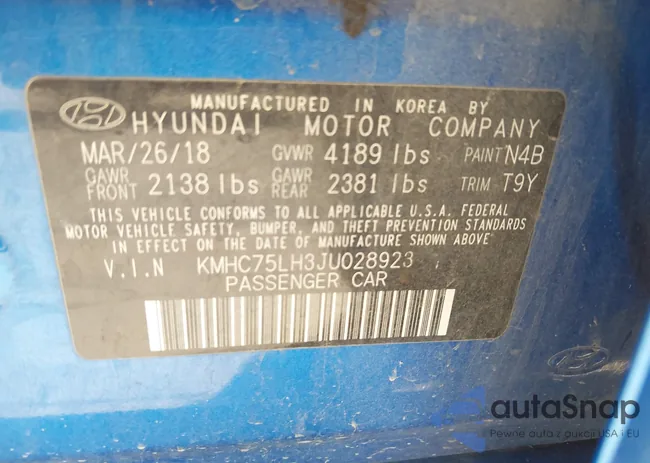 KMHC75LH3JU028923: 44405852