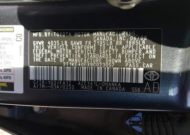 2T1KE40EX9C023057: 44406184