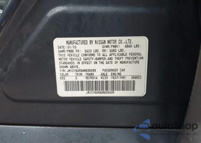 JN1CV6AR8AM456095: 44405593